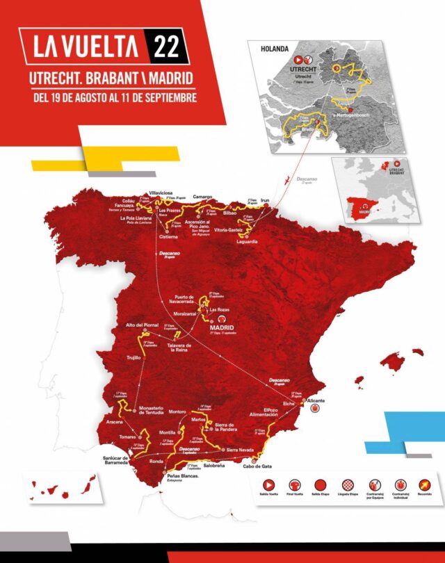 Vuelta rajakaart 2022
